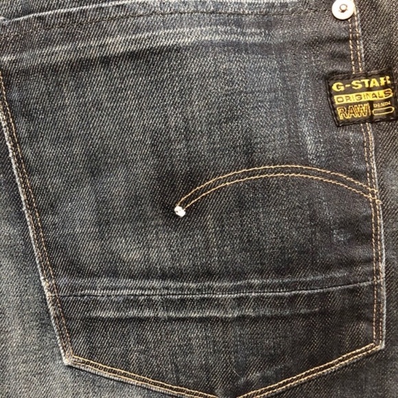 G Star Raw 33 01 Straight Leg Jeans 31x32 - Picture 6 of 8
